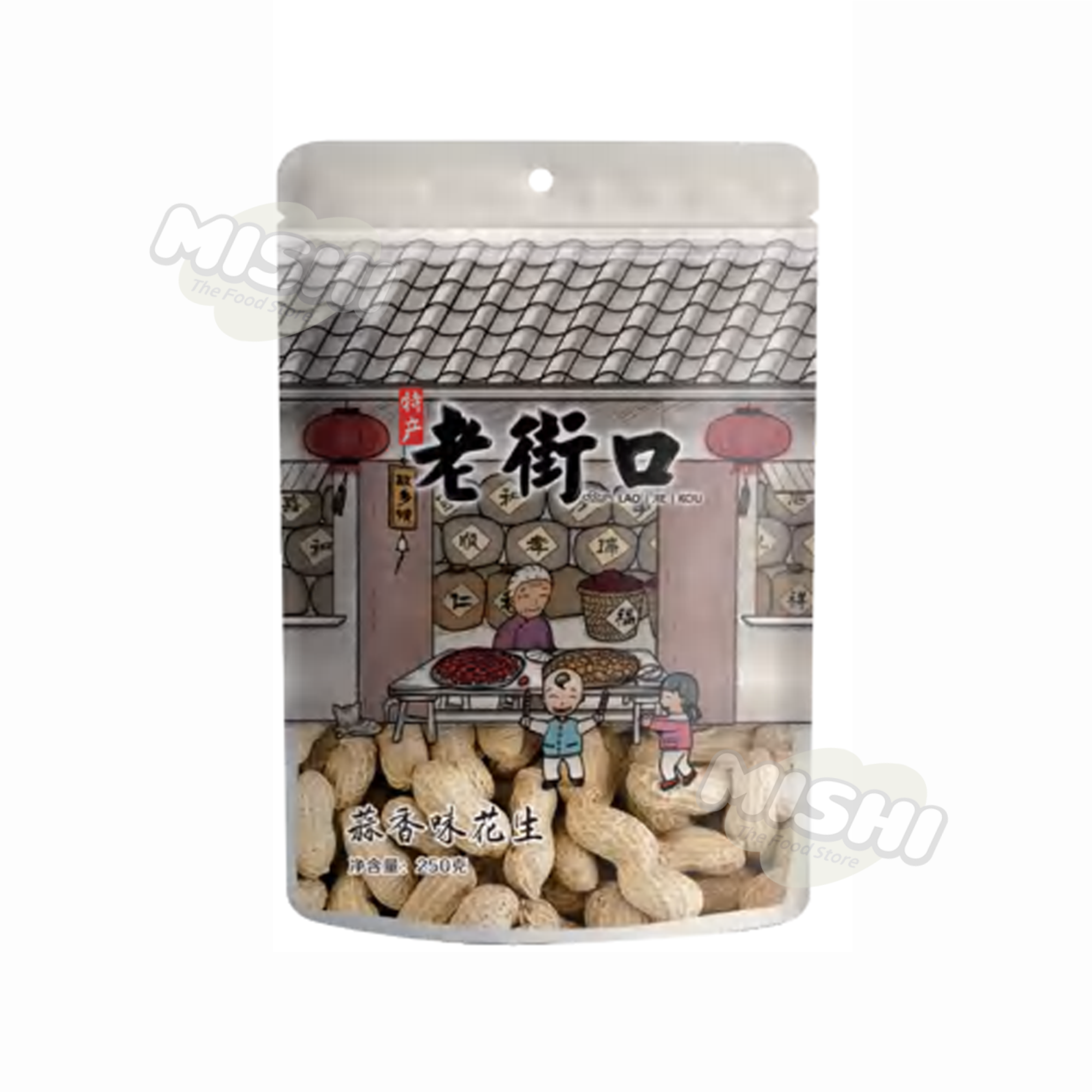 LaoJieKou Garlic Peanuts 250g