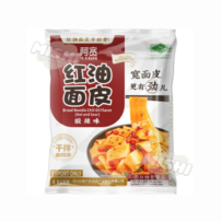AKUAN Brand Red Oil Noodle Skin Spicy & Sour 115g