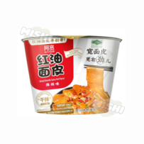 AKUAN Brand Red Oil Noodle Skin Spicy Bowl 110g