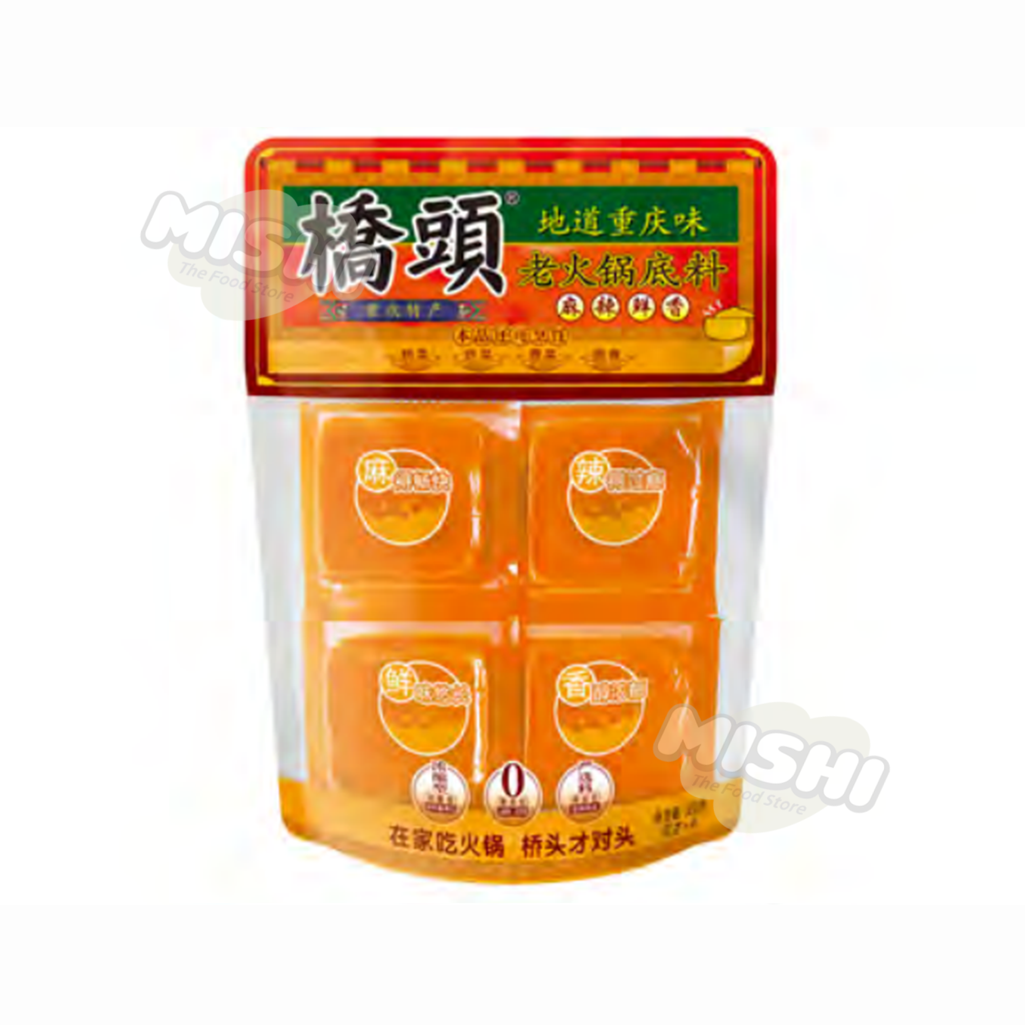 Qiao Tou Old Hot Pot Base (50g*4) 200g