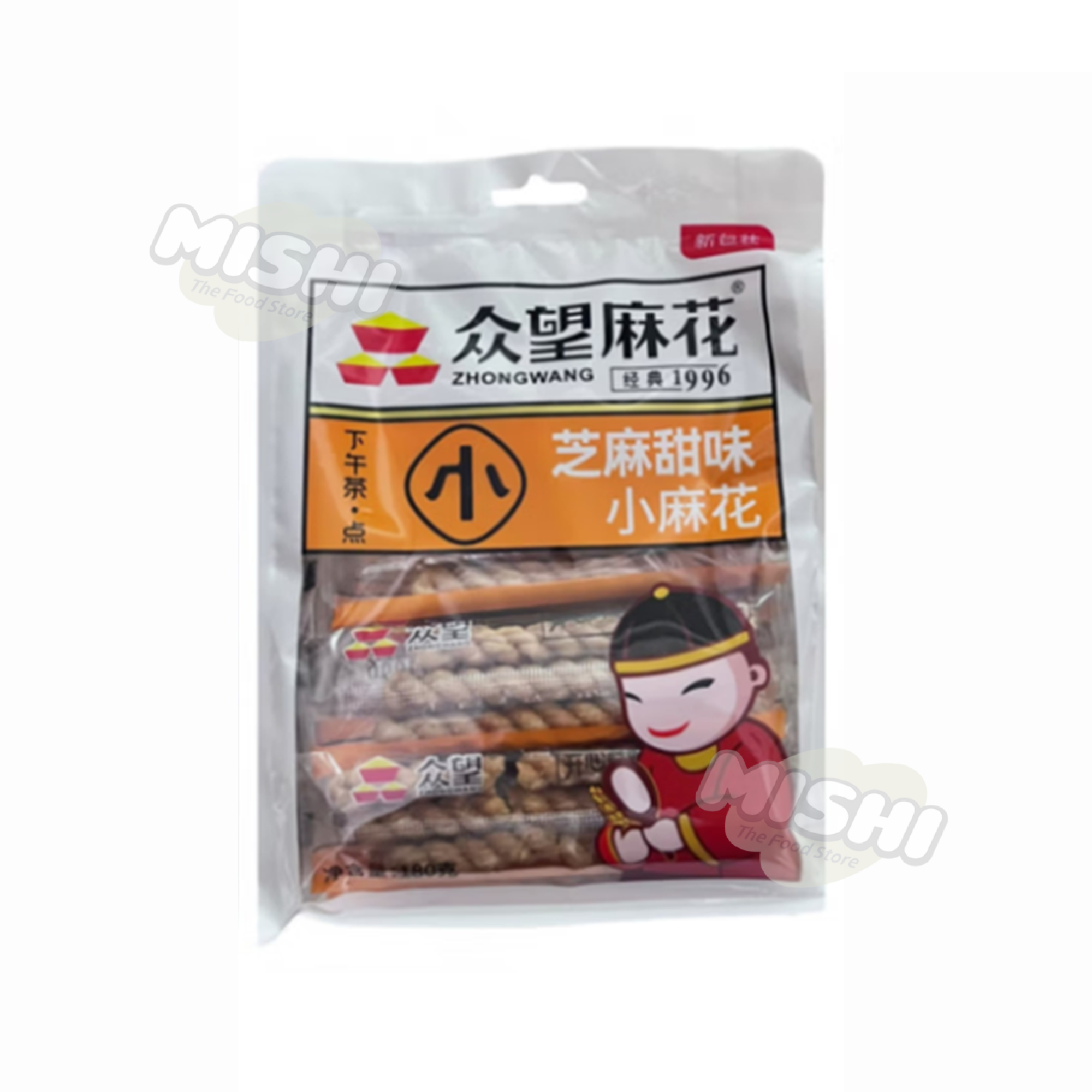 ZHONGWANG Mini Twisted Dough (Sesame Sweet) 180g