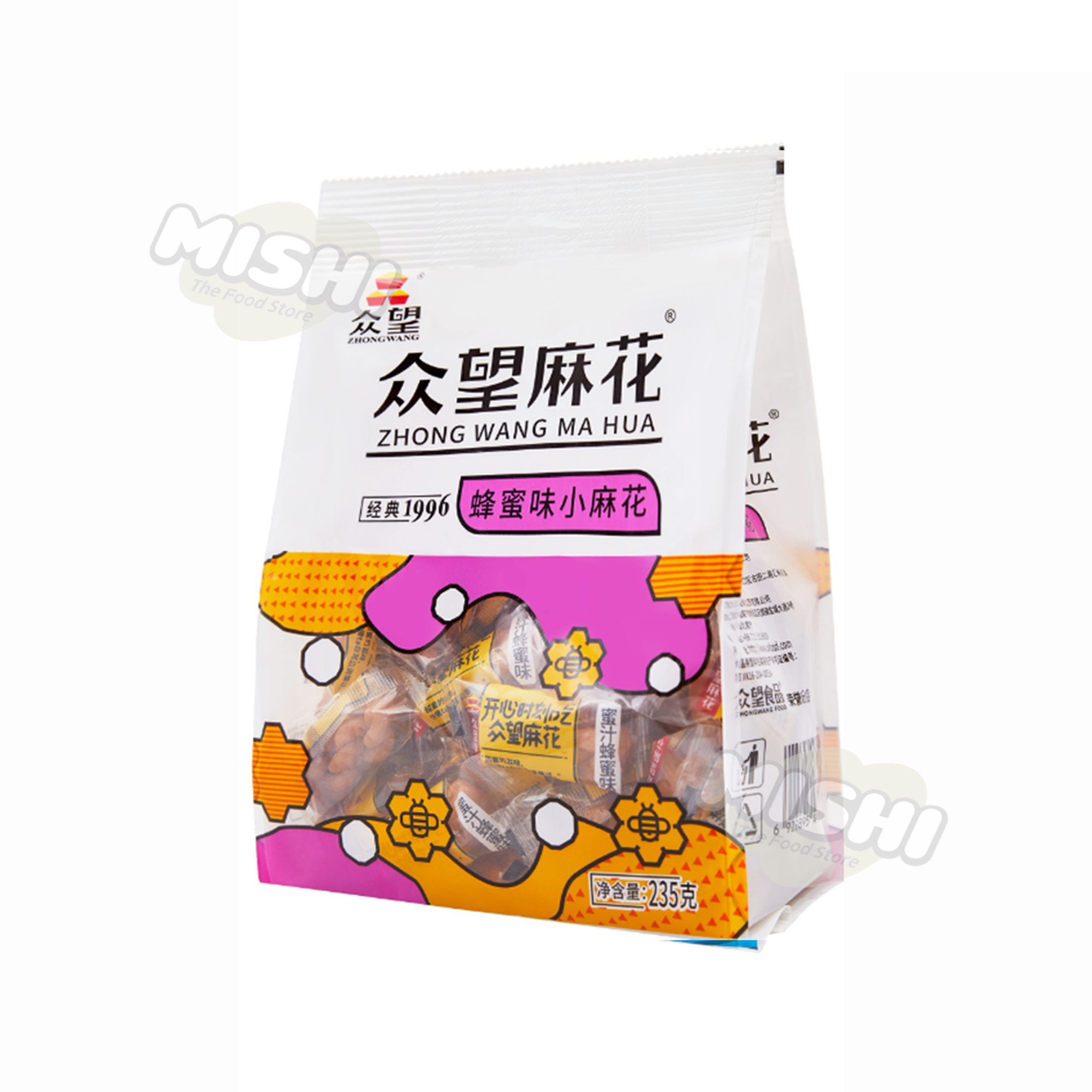 ZHONGWANG Mini Twisted Dough (Honey) 235g