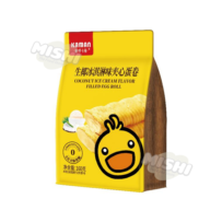 KAMAN Coconut Ice Cream Filled Egg Roll 160g