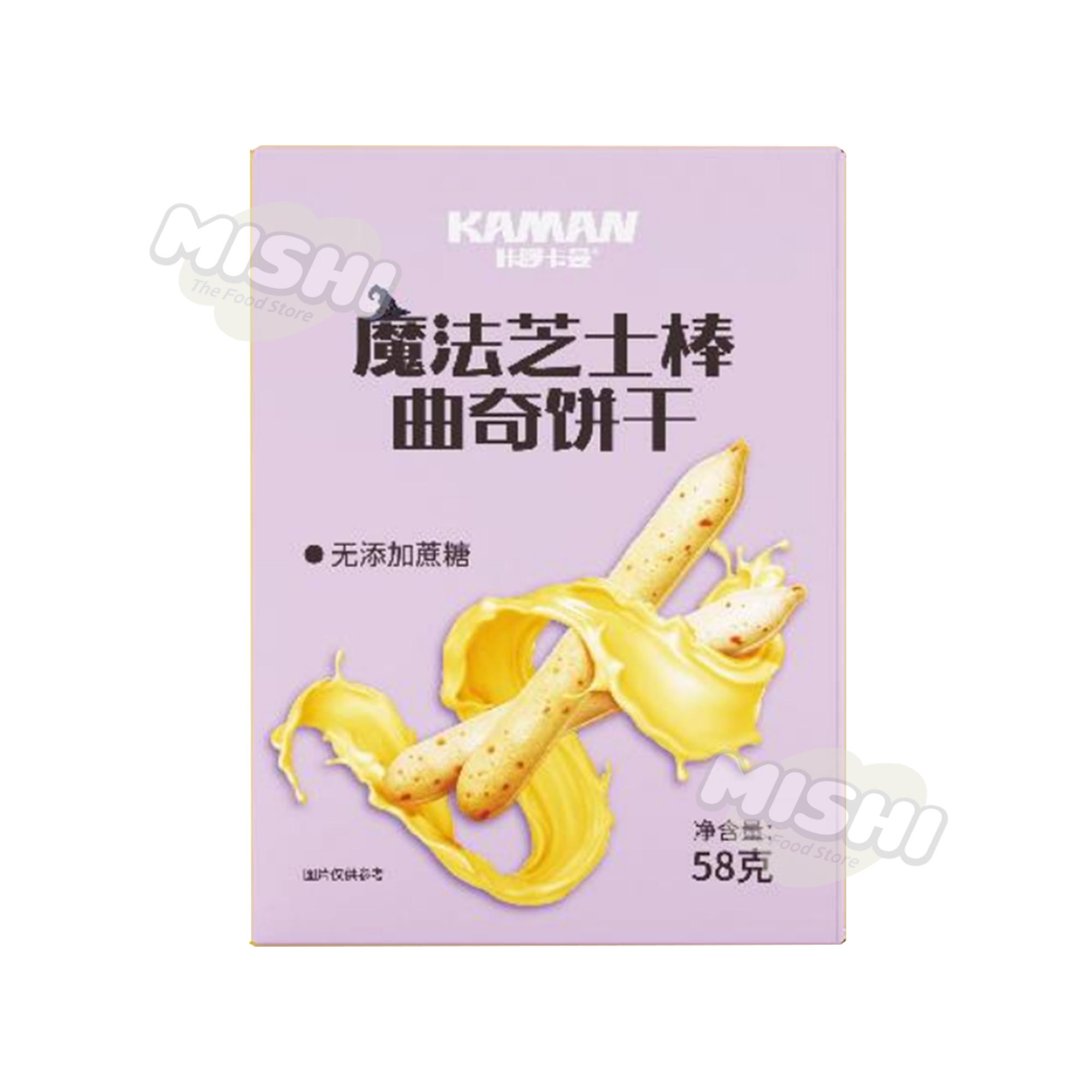 KAMAN Magic Cheese Stick Cookies (No Sucrose) 58g