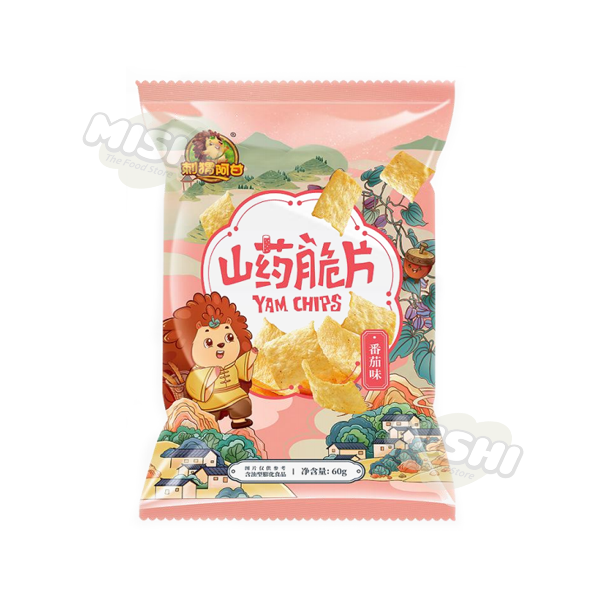 Hedgehog Agan Brand Yam Crisps (Tomato Flavor) 60g