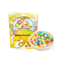 Ennjoi Brand Freeze-Dried Rainbow Candy, Sour Flavor 38g