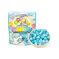 Ennjoi Brand Freeze-Dried Rainbow Candy, Mint Flavor 38g