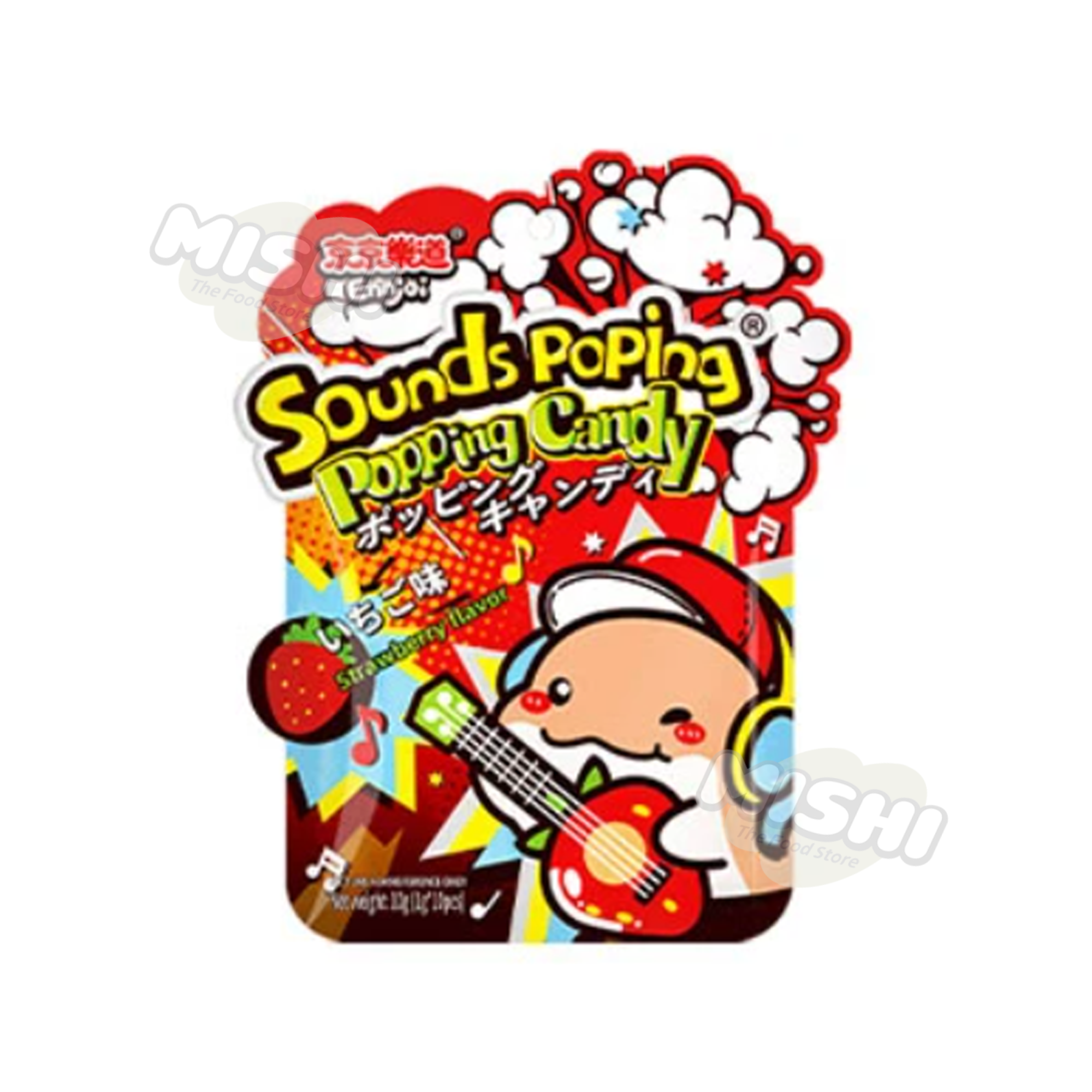 Ennjoi Brand Tongue-Tingling Popping Candy Strawberry Flavor 10g