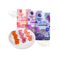 Ennjoi Brand Little Bear Shaped Gummy Candy Blueberry Flavor 50g