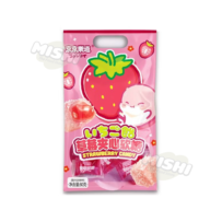 Jingjingledao Brand Filled Gummy Candy Strawberry Flavor 80g