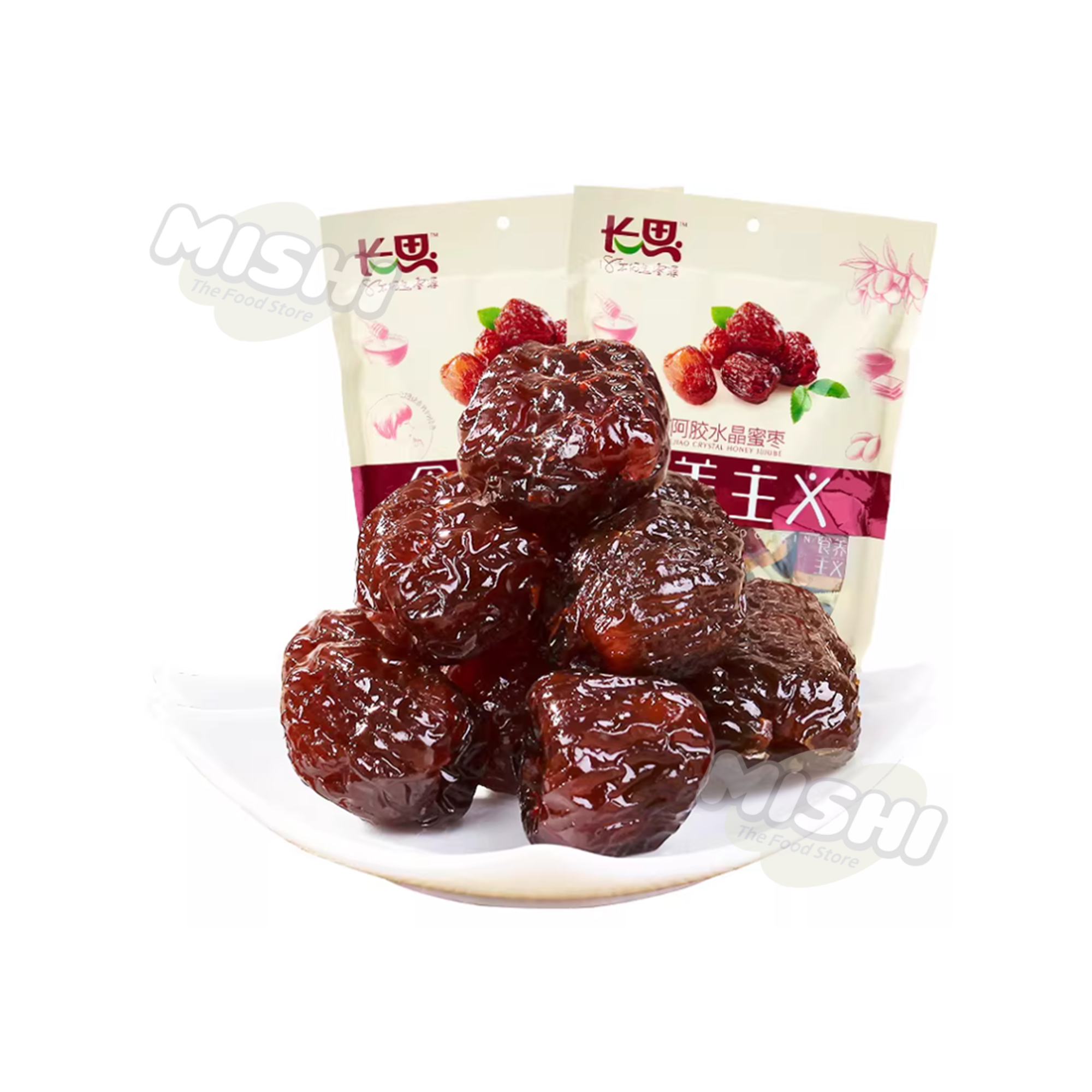 Changsi Brand Donkey-Hide Gelatin Crystal Honey Dates 227g