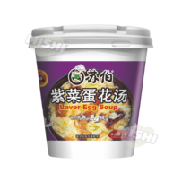 SUBO Cup Instant Seaweed & Egg Drop Soup, 8g