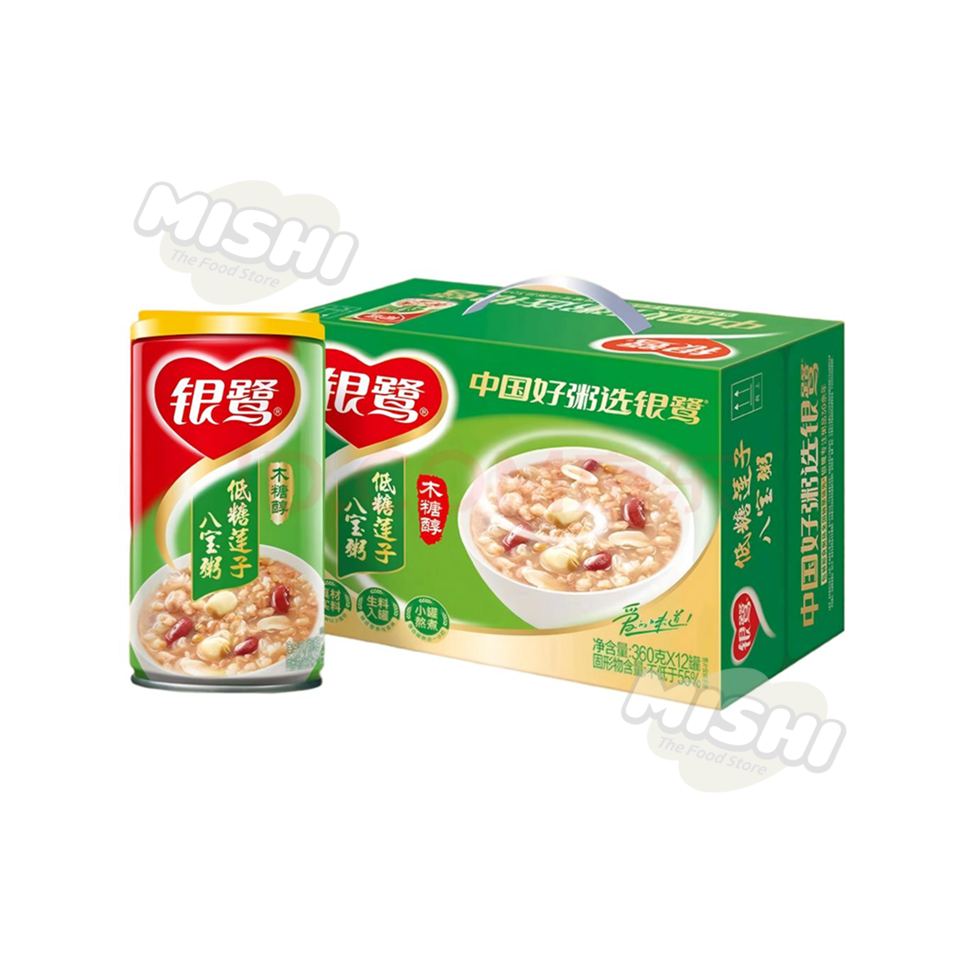 YinLu Low-Sugar Lotus Seed Eight-Treasure Porridge 360g