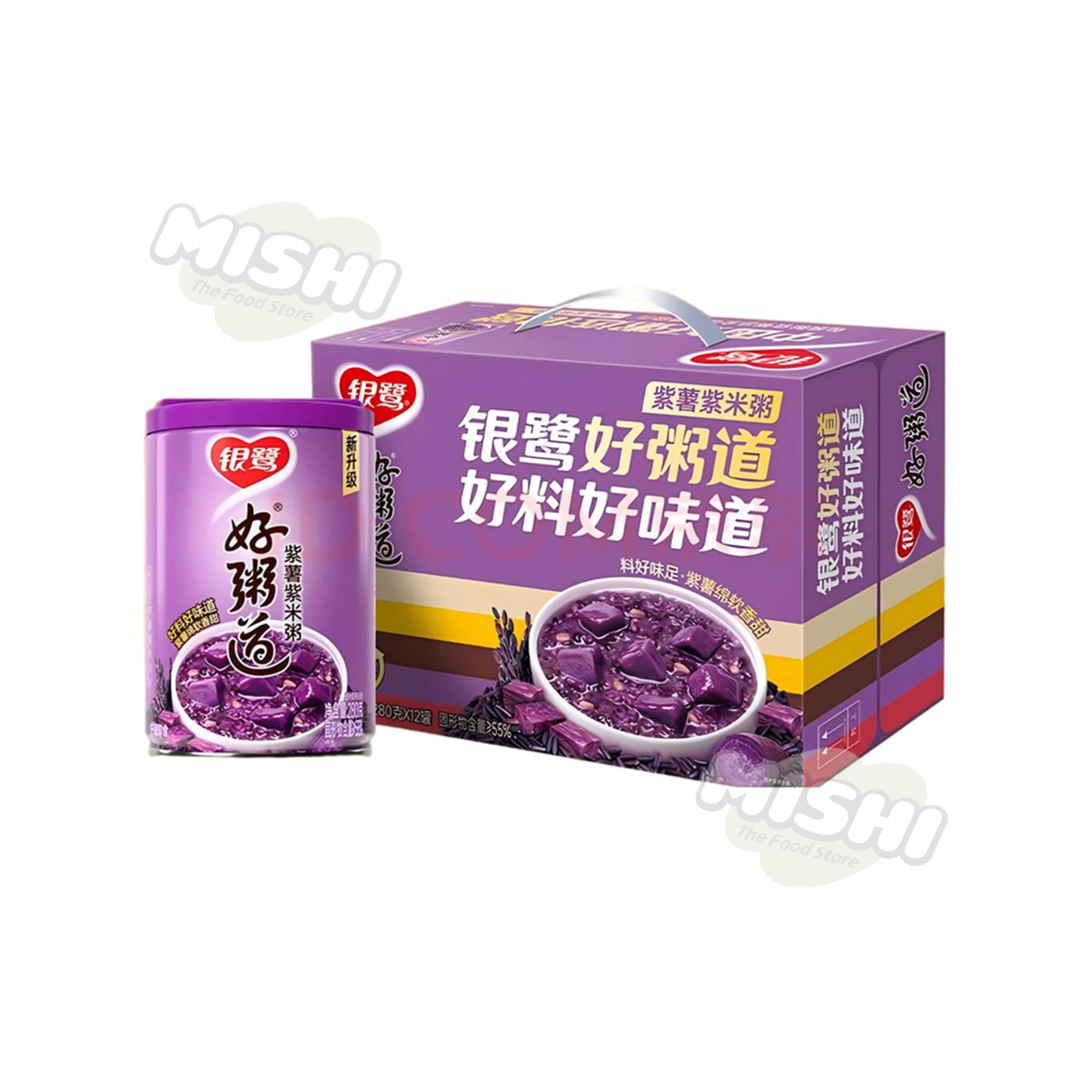 YinLu "Good Porridge Way" Series Purple Sweet Potato & Purple Rice Porridge 280g