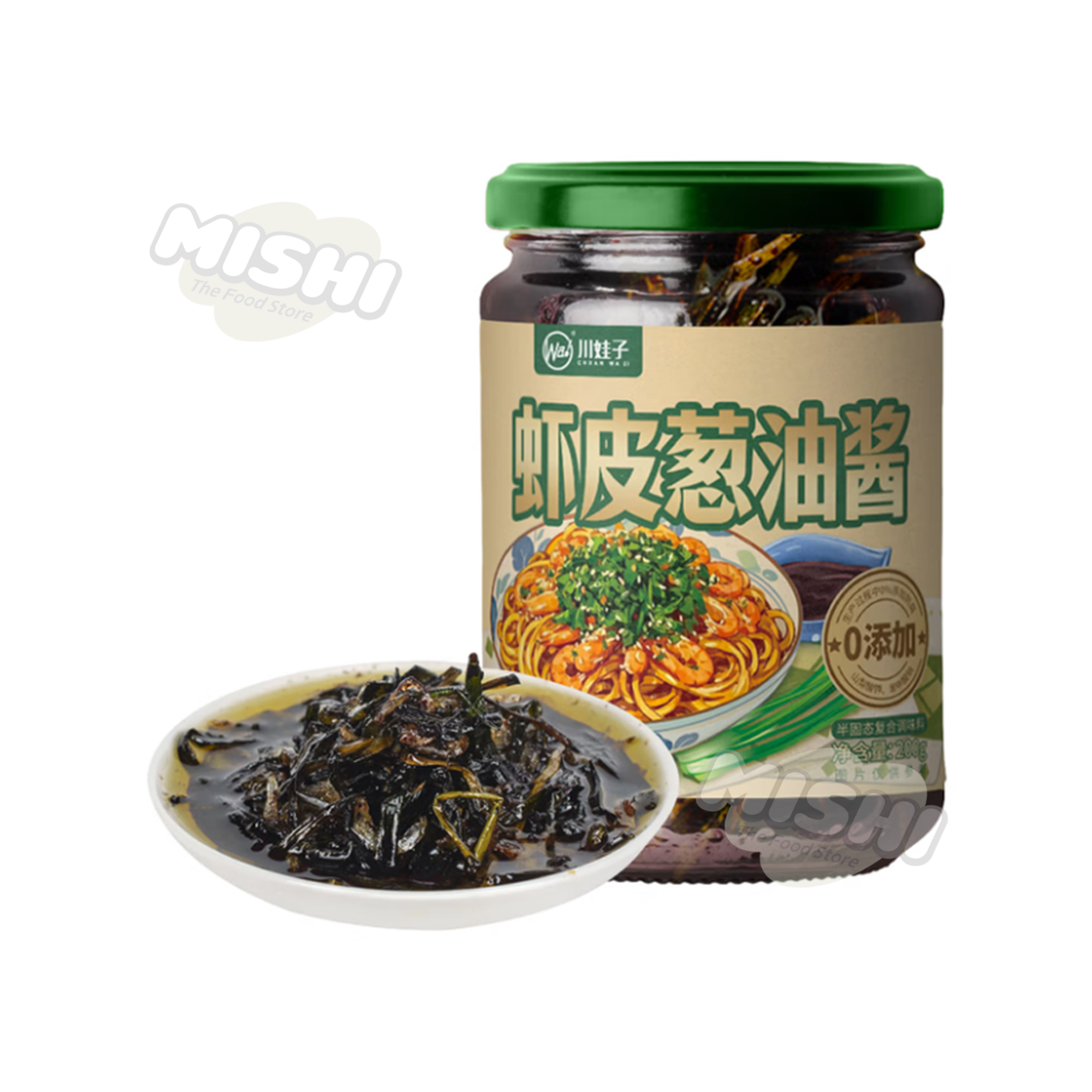CHUAN WA ZI Dried Shrimp Scallion Oil Sauce 200g