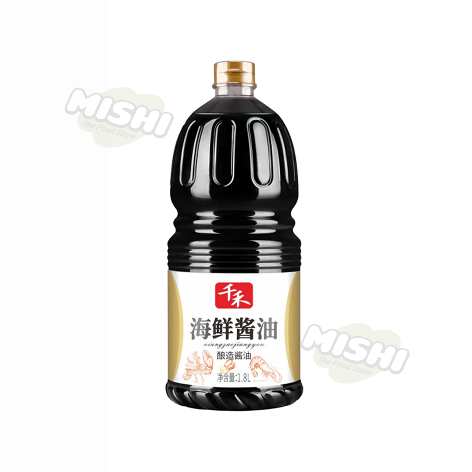 Qian He Brand Seafood Soy Sauce 1.8L