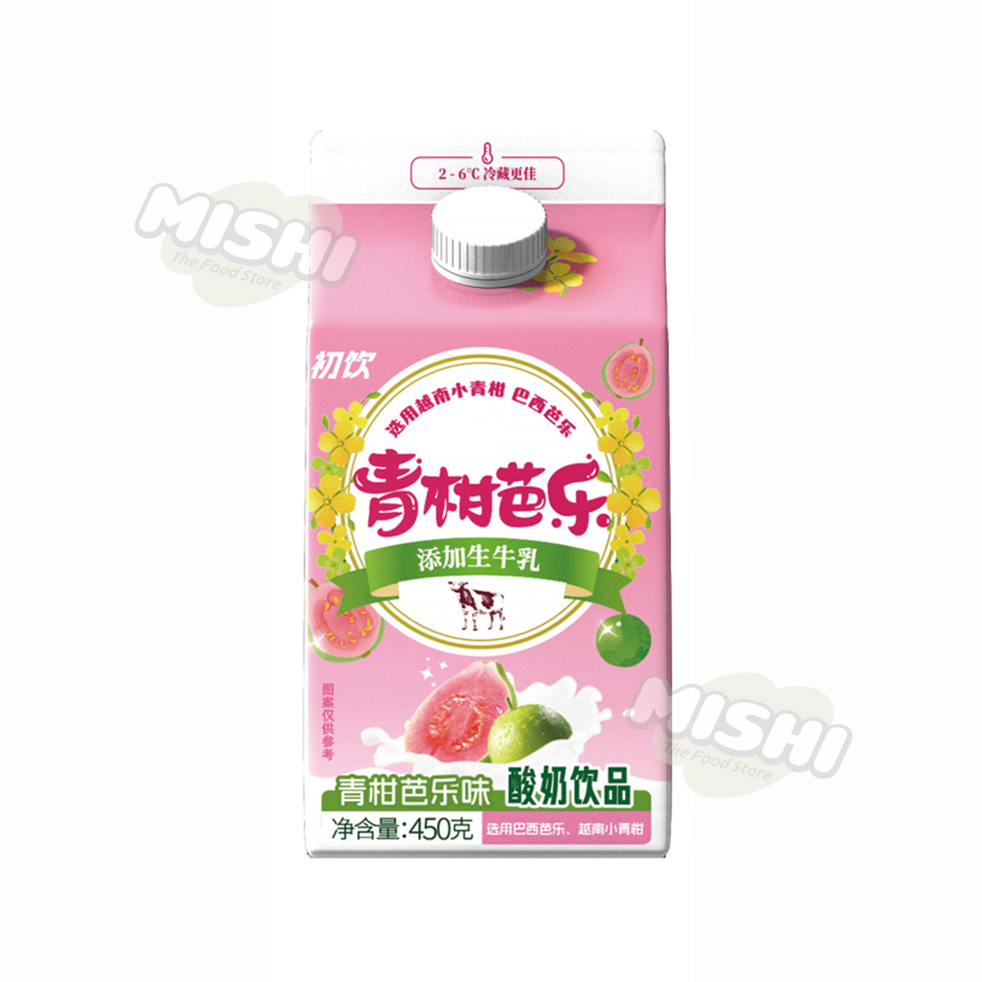 JOYING Fresh House Green Tangerine Guava Yogurt Drink 450g