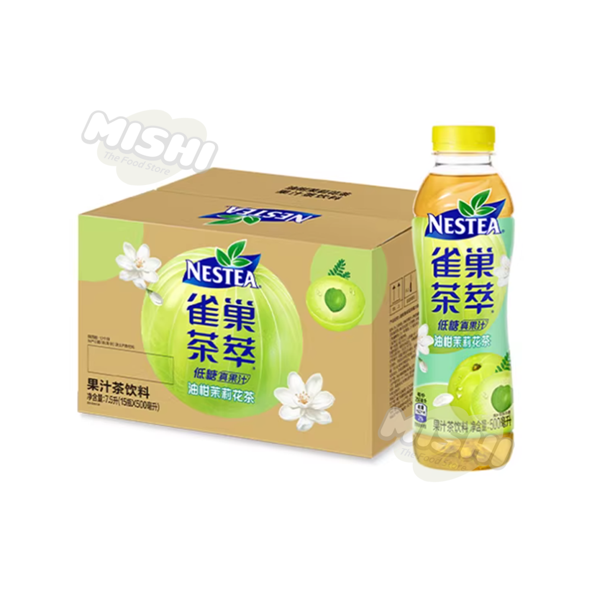 NESCAFE Tea Infusion Ganlan (Chinese Olive) Jasmine Tea Juice Tea Drink 500ml