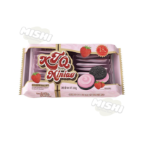 LEBA Brand Mini Oreo Sandwich Cookies Strawberry Flavor 200g