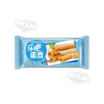 LEBA Brand Egg Rolls Vanilla Milk Flavor 50g