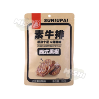 WU XIAN ZHAI Brand Western Style Black Pepper Vegetarian Steak 90g