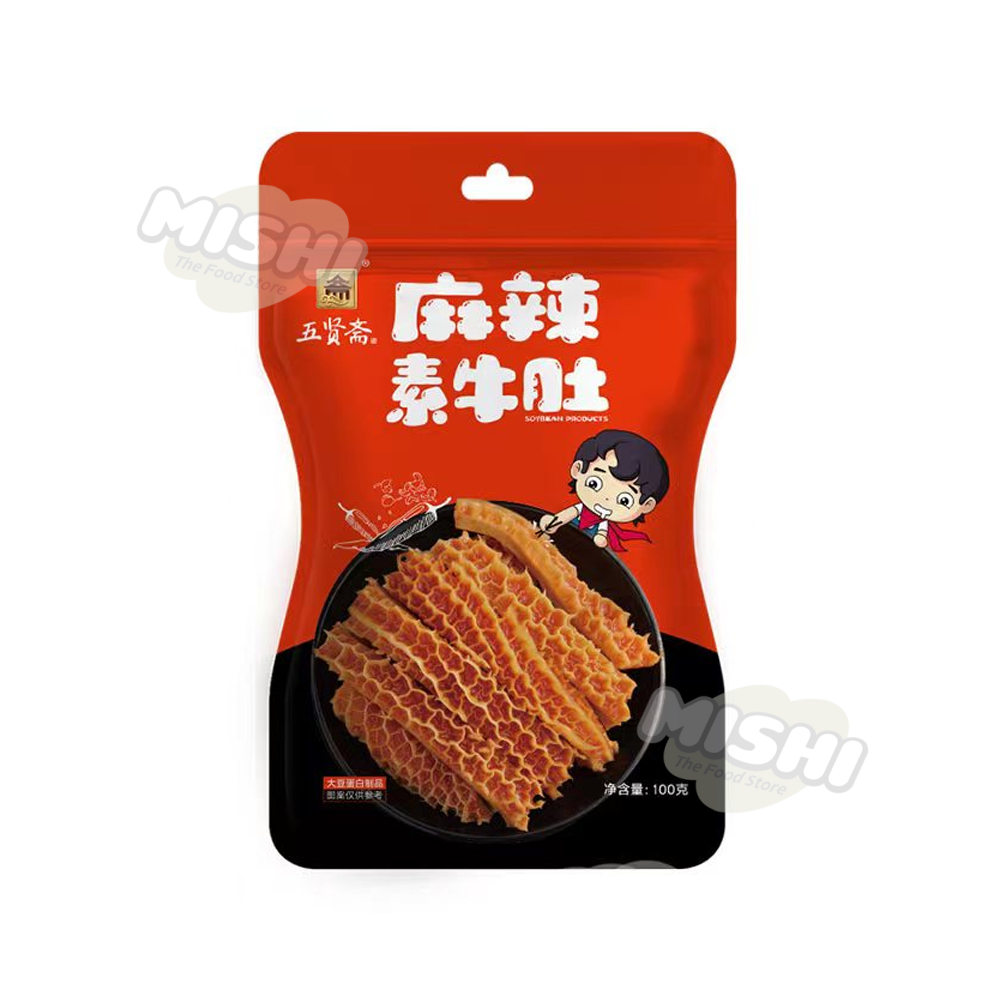 WU XIAN ZHAI Brand Spicy Vegetarian Tripe 100g