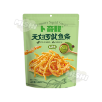BUQICUI Brand Tempura Squid Strips Wasabi Flavor 100g