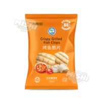 BUQICUI Brand Roasted Fish Crisps Tomato Stew Flavor 56g