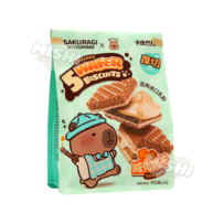 CAPYBARA Brand Five-Layer Thick-Cut Wafer Biscuits (Milk Ice Cream Flavor) 110g