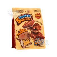 CAPYBARA Brand Five-Layer Thick-Cut Wafer Biscuits (Milk Chocolate Flavor) 110g