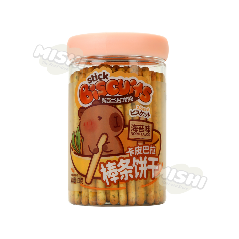 CAPYBARA brand Seaweed-flavored stick biscuits 190g