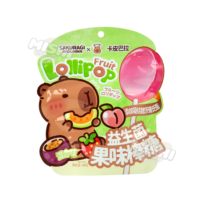CAPYBARA brand Probiotic Fruit-flavored Lollipops (Mixed flavor) 48g