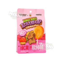 CAPYBARA Brand Vitamin C Fruit Juice Soft Candy Sticks (Strawberry Flavor) 72g