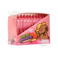 CAPYBARA Brand Vitamin C Fruit Juice Soft Candy Sticks (Strawberry Flavor) 240g