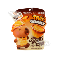 CAPYBARA Brand Egg Tart Shaped Soft Candy (Caramel Egg Flavor) 68g