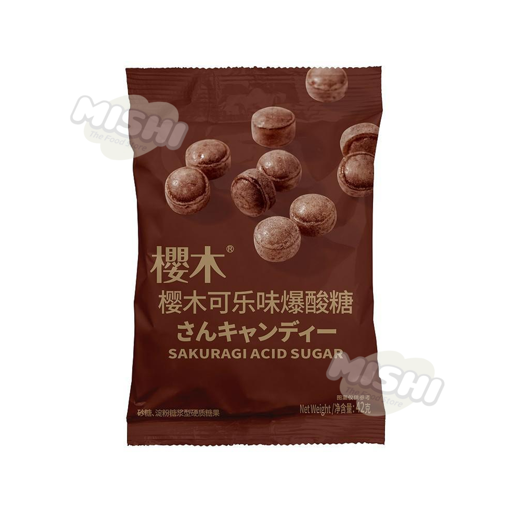 SAKURAGI CHO Brand Cola Flavored Sour Candy 42g