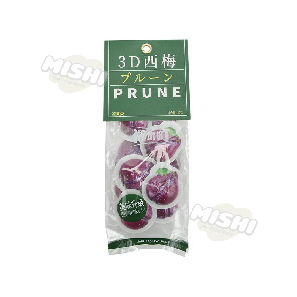 SAKURAGI CHO Brand 3D Prunes 80g