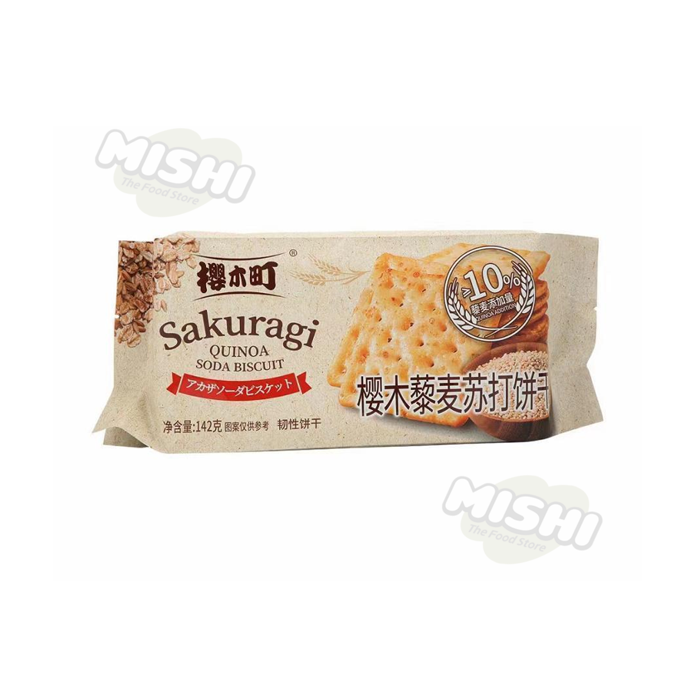 SAKURAGI CHO Brand Sakuragi Quinoa Soda Crackers 142g