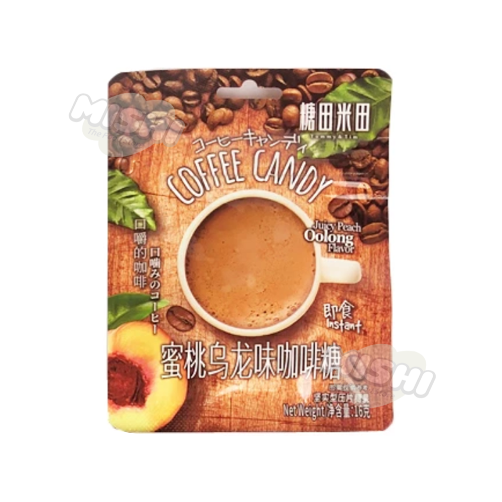 Tommy&Tim Brand Peach Oolong Coffee Candy 16g