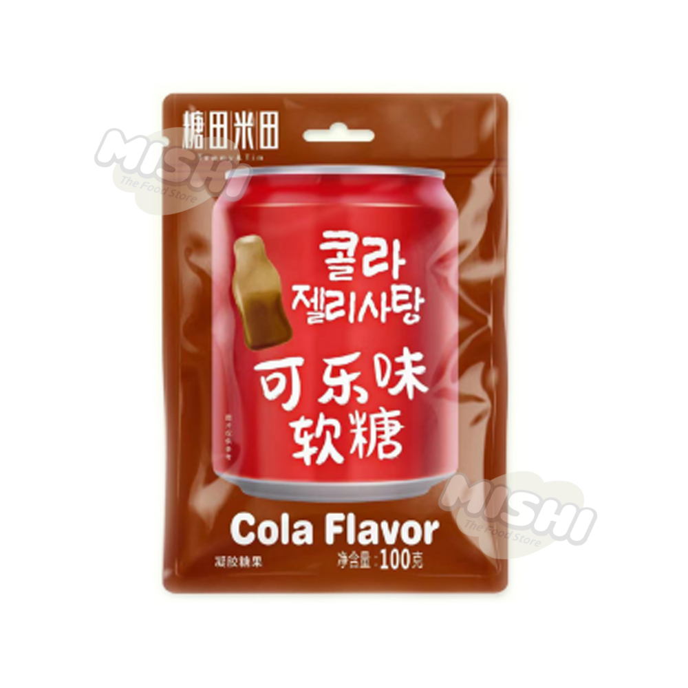 Tommy&Tim brand Bottle-shaped Cola flavored soft candy 100g