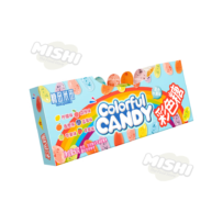 Tommy&Tim brand Colored Candy (Mixed Fruit Flavor) 50g (6 flavors/candy with sprinkles)