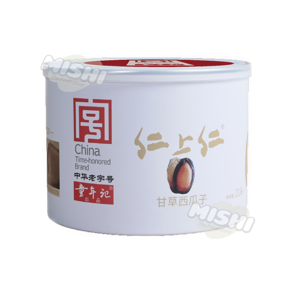TONGNIANJI Brand Renshangren Licorice Watermelon Seeds 218g