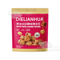 DIELIANHUA brand Butterfly Love Flower Brand Butter Toffee Popcorn 50g