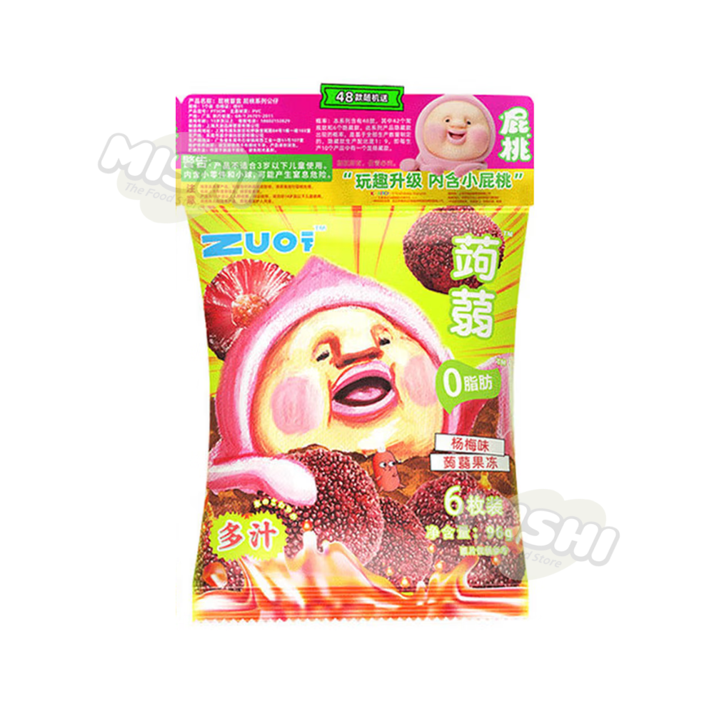 ZUO YIXIA Brand Bayberry Flavored Konjac Jelly 96g