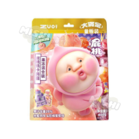 ZUO YIXIA Brand Peach-shaped Low-Calorie Konjac Jelly Mixed Pack - Cute Character Edition 400g