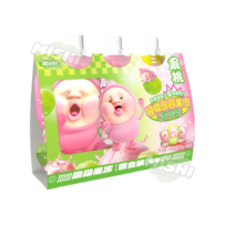 ZUO YIXIA Brand Peach-shaped Squeeze Konjac Jelly Mixed Pack 300g