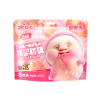 ZUO YIXIA Brand [Dudu Jelly] Peach Flavor 0-Fat Juice Konjac Jelly 120g