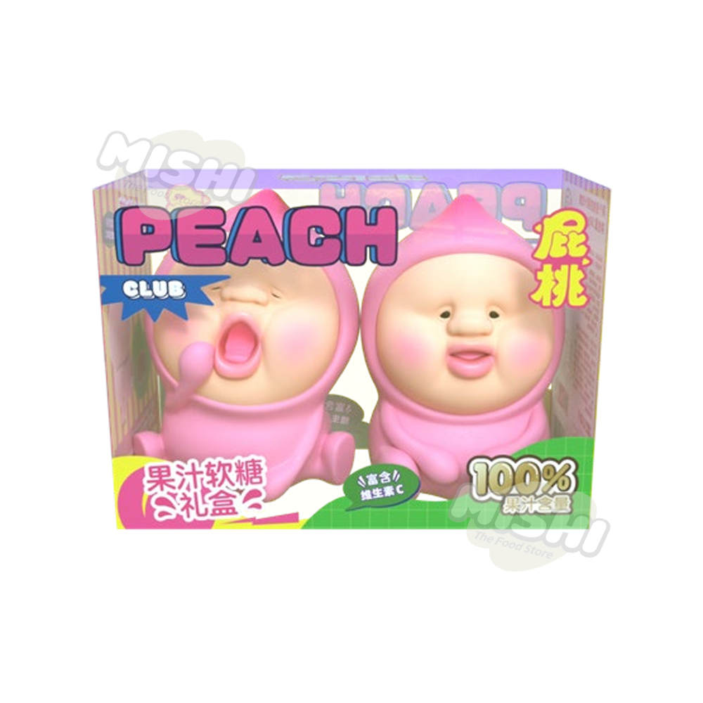 ZUO YIXIA brand Two Peach Juice Gummy Candies 80g