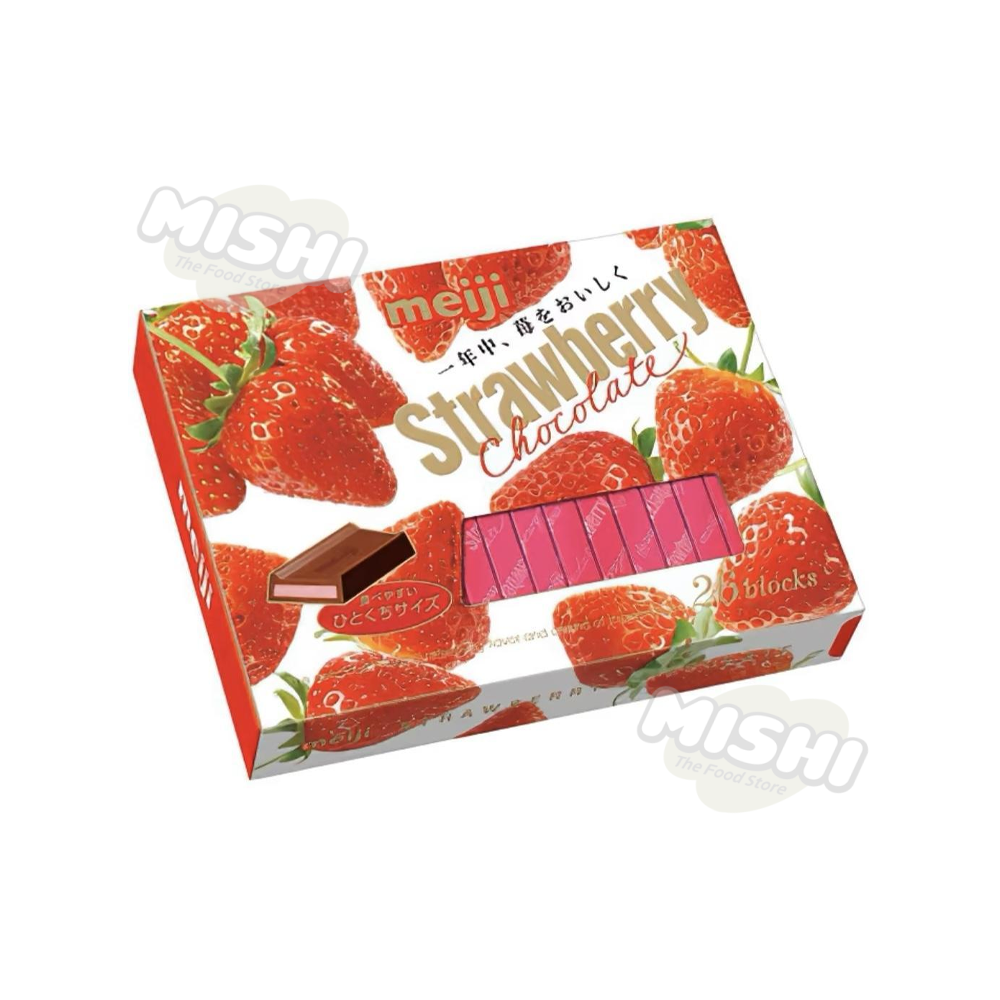 Meiji Cocoa Butter Chocolate Strawberry Flavor