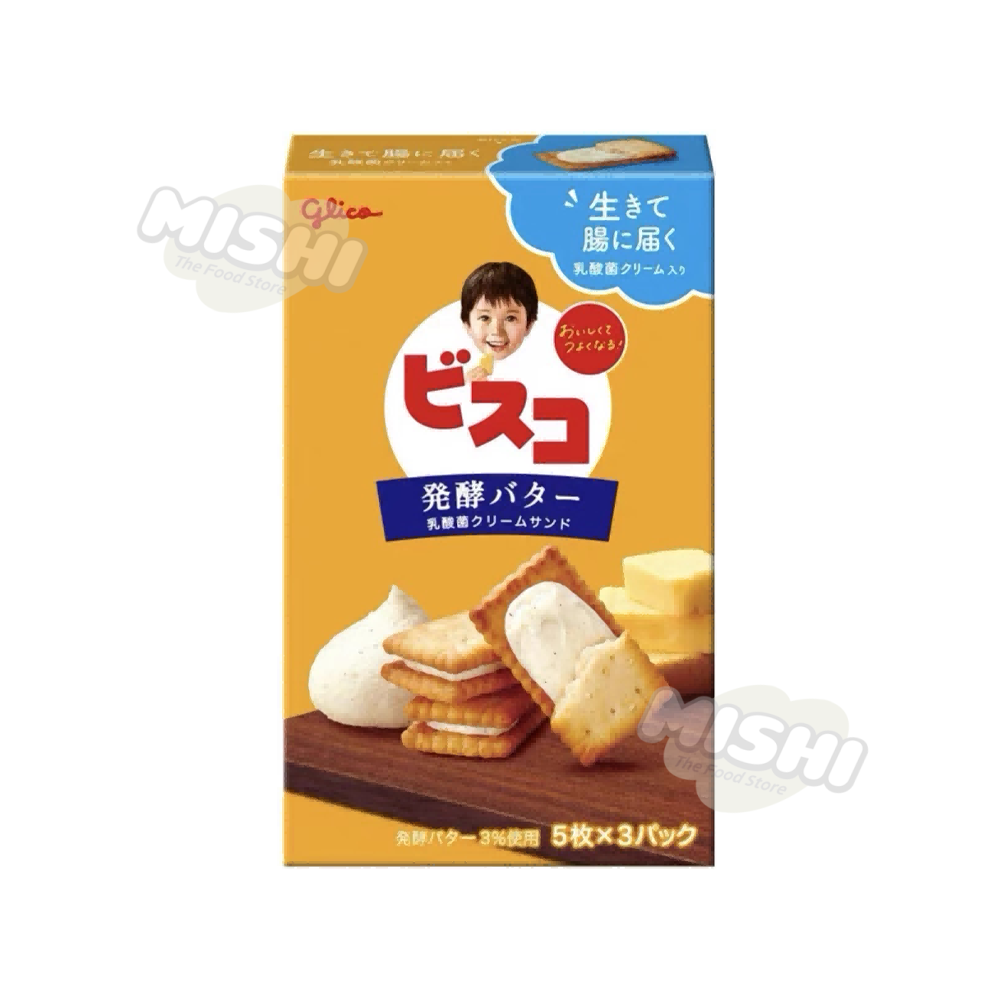 Glico Lactic Acid Bacteria Butter Flavored Filled Biscuits